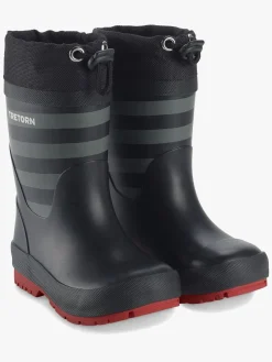 Tretorn Gränna Vinter Forede Gummistøvler, Black/Grey