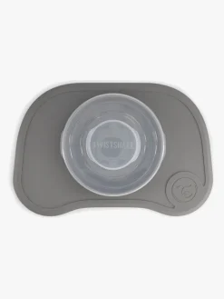 Twistshake Click-Mat Mini Tallerken & Underlag, Grå