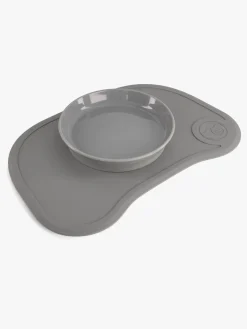 Twistshake Click-Mat Mini Tallerken & Underlag, Grå