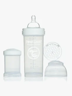 TwistShake Sutteflaske Anti-Kolik 260 ml, Hvid