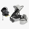 UPPAbaby CRUZ V2 Duovogn inkl. Beemoo Route i-Size Autostol Baby & ISOFIX Base, Anthony Grey/Mineral Grey