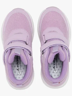 Viking Bouncy Glitter Mid 2V WP Sneakers, Lilac