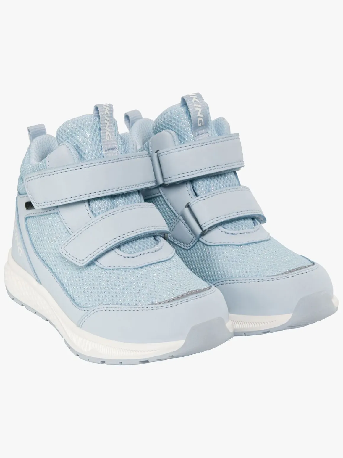 Viking Bouncy Glitter Mid 2V GTX Sneakers, Light Blue