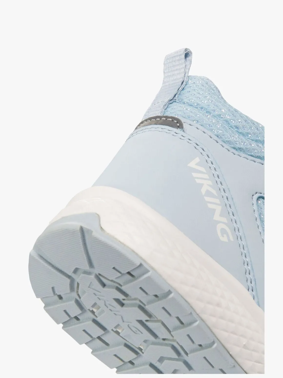 Viking Bouncy Glitter Mid 2V GTX Sneakers, Light Blue