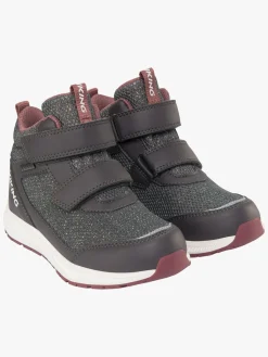 Viking Bouncy Glitter Mid 2V GTX Sneakers, Charcoal