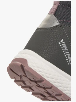 Viking Equip WP 1V Vinterstøvler, Charcoal/Dusty Pink