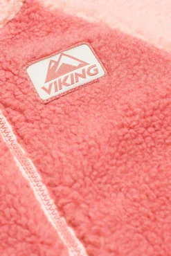Viking Play  Vendbar Fleecetrøje, Pink