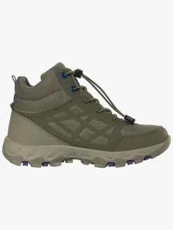 Viking Track Mid SL WP Sneakers, Olive