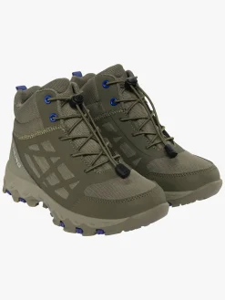 Viking Track Mid SL WP Sneakers, Olive