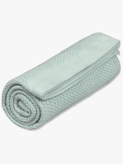 Vinter & Bloom Soft Grid Hæklet Babytæppe, Sage Green