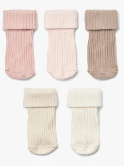 Wheat Gaveæske Evig Strømper 5-pak, Rose