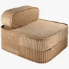 Wigiwama Flip Foldbar Stol 150x60 cm, Toffee