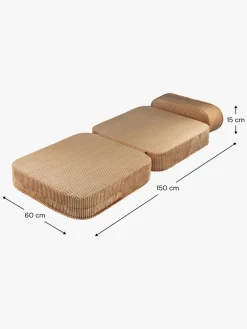 Wigiwama Flip Foldbar Stol 150x60 cm, Toffee