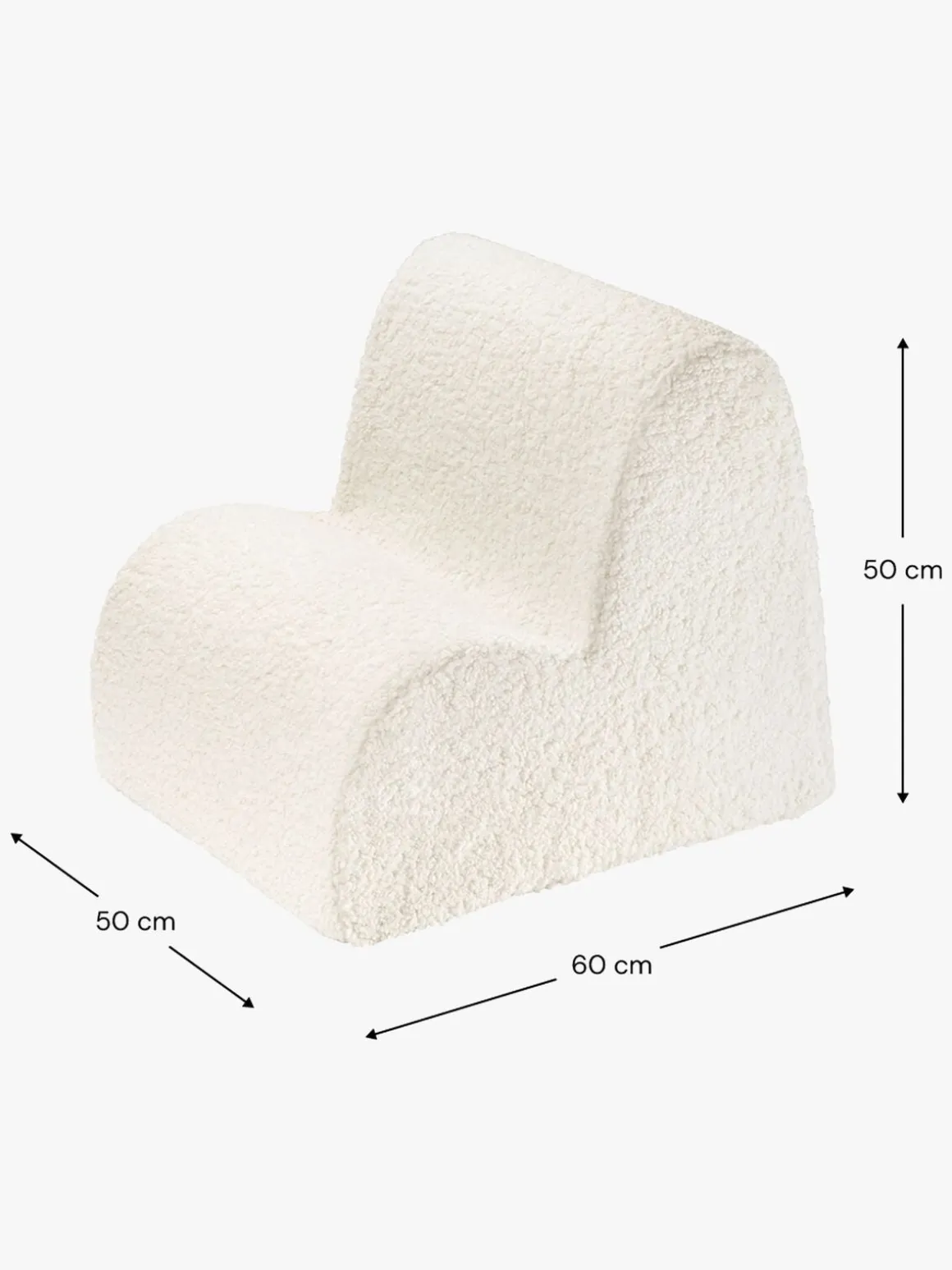 Wigiwama Sky Lænestol, Cream White